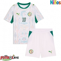 Camiseta Senegal Sadio Mane #10 Primera Equipación para niños Mundial 2026 manga corta (+ pantalones cortos)